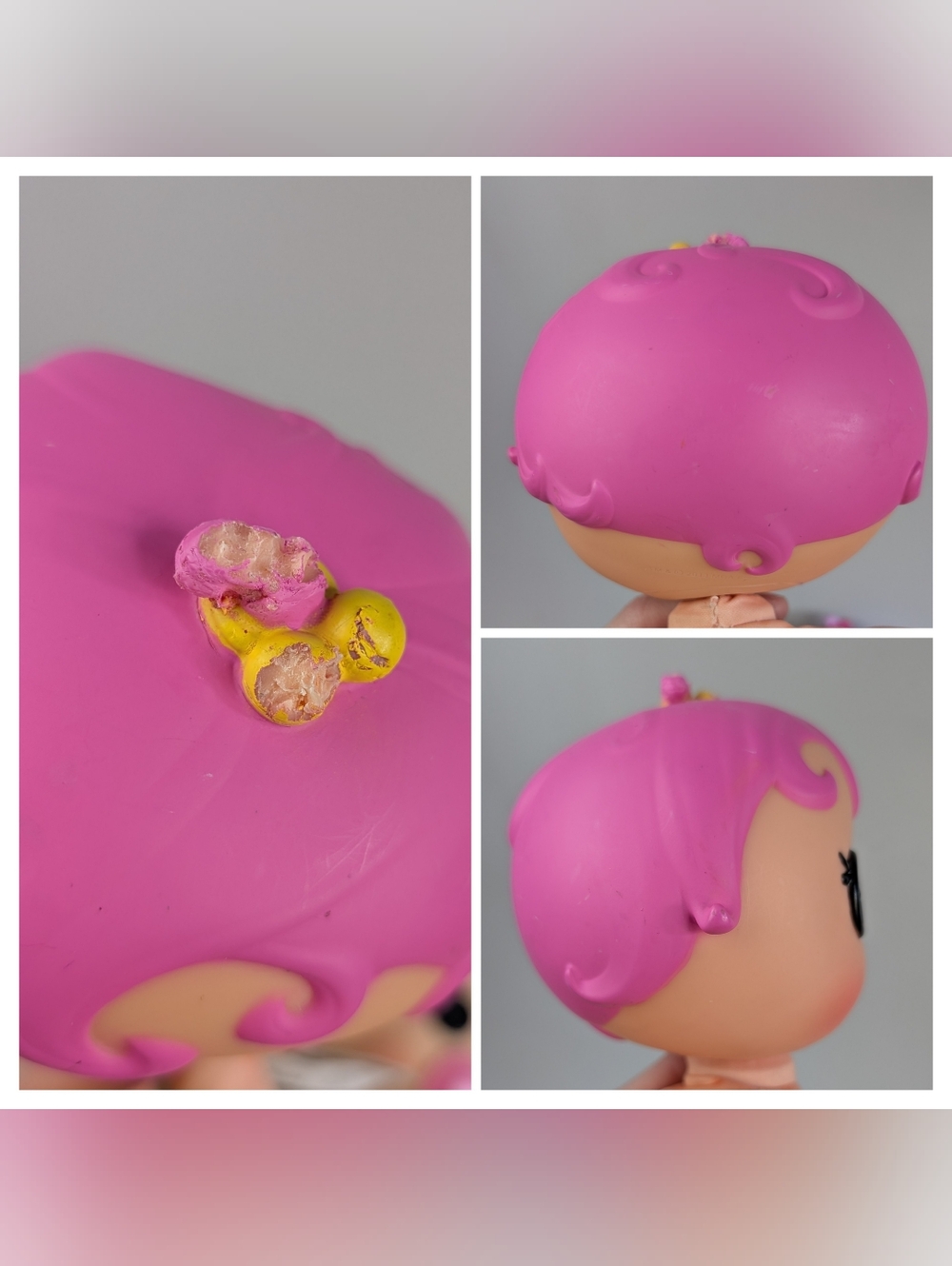 Lalaloopsy Babies, Plush Body Baby Dolls w Vinyl Heads (Flaws) MGA - Picture 8 of 11
